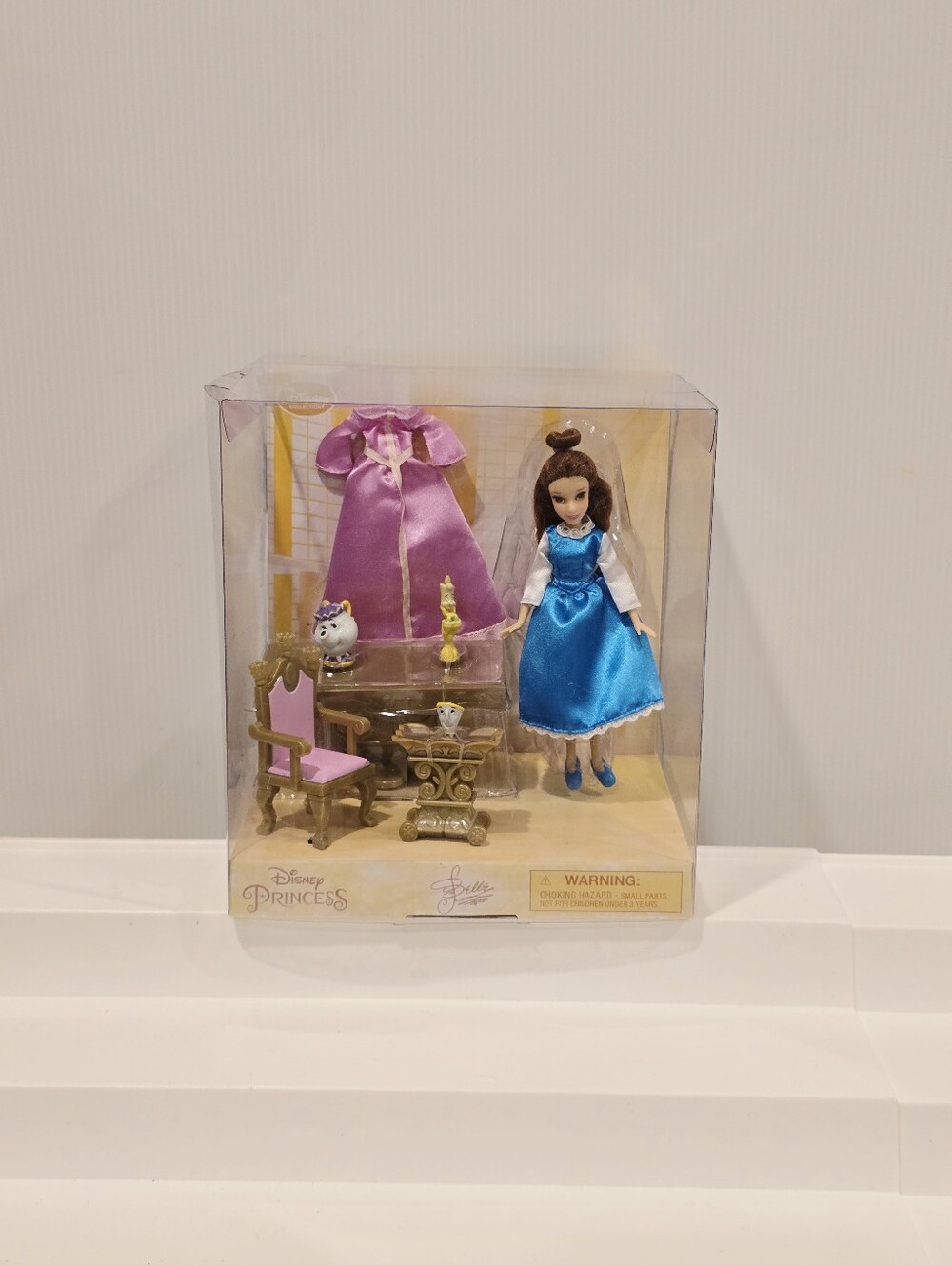 Disney Store Mini Belle Princess Doll Play Set from Beauty and The Beast